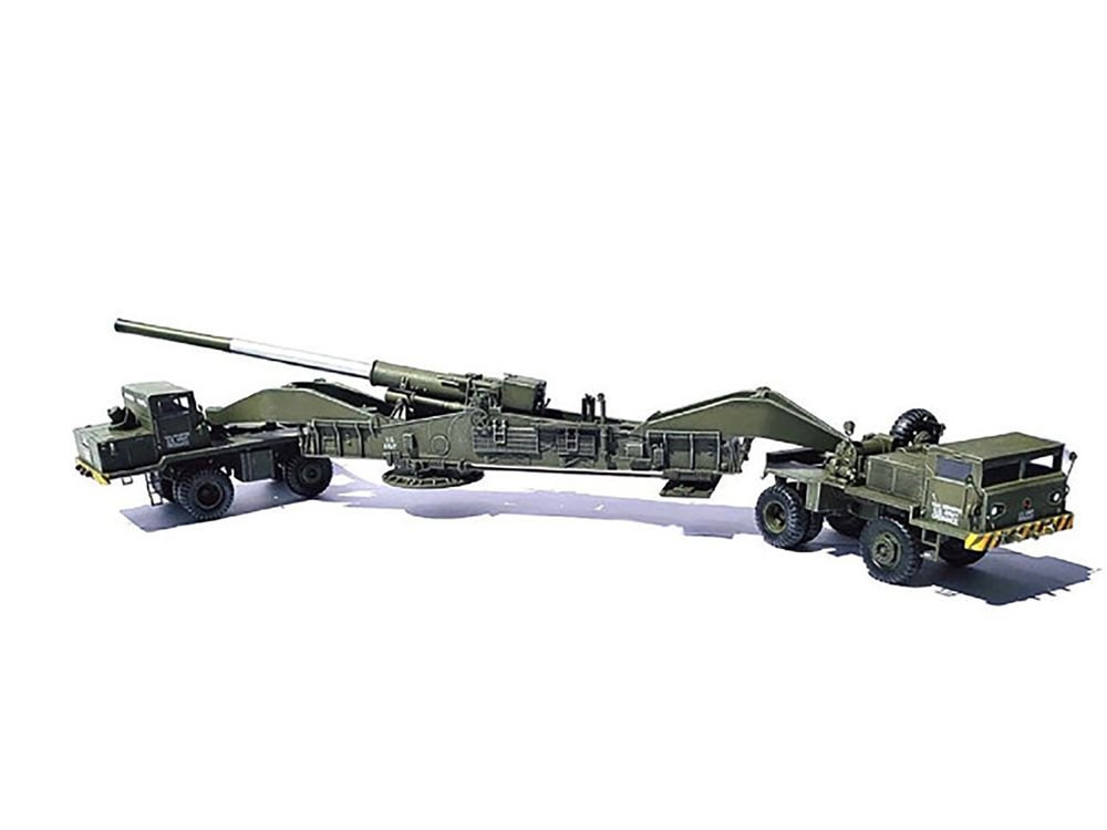 United States M65 Atomic Cannon "Atomic Annie" Artillery Olive Drab "Traveling Mode" US Army "NEO Dragon Armor" Series 1/72 Plastic Model by Dragon Models view 2