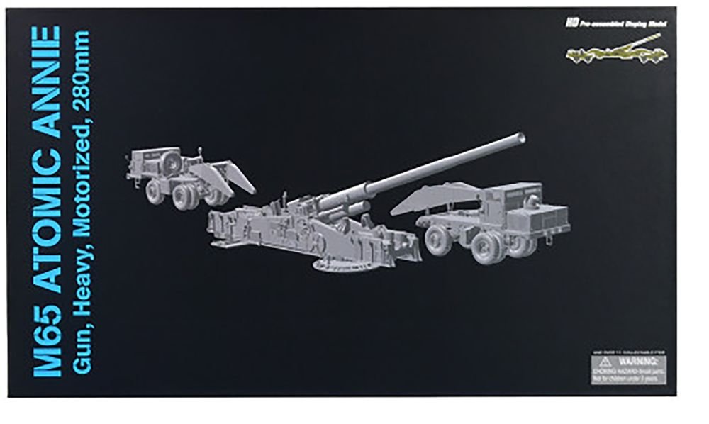 United States M65 Atomic Cannon "Atomic Annie" Artillery Olive Drab "Traveling Mode" US Army "NEO Dragon Armor" Series 1/72 Plastic Model by Dragon Models view 3