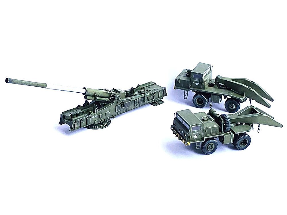 United States M65 Atomic Cannon "Atomic Annie" Artillery Olive Drab "Firing Mode" US Army "NEO Dragon Armor" Series 1/72 Plastic Model by Dragon Models view 2