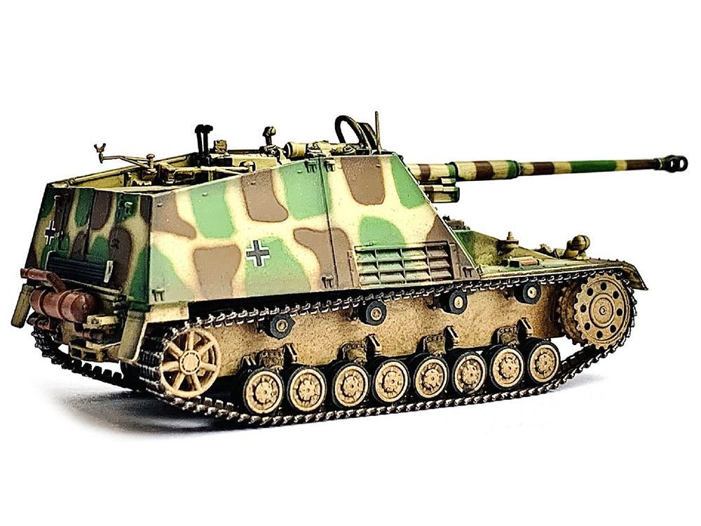 German Sd.Kfz.164 Hornisse "Nashorn" Armored Vehicle "German Army" "NEO Dragon Armor" Series 1/72 Plastic Model by Dragon Models view 2