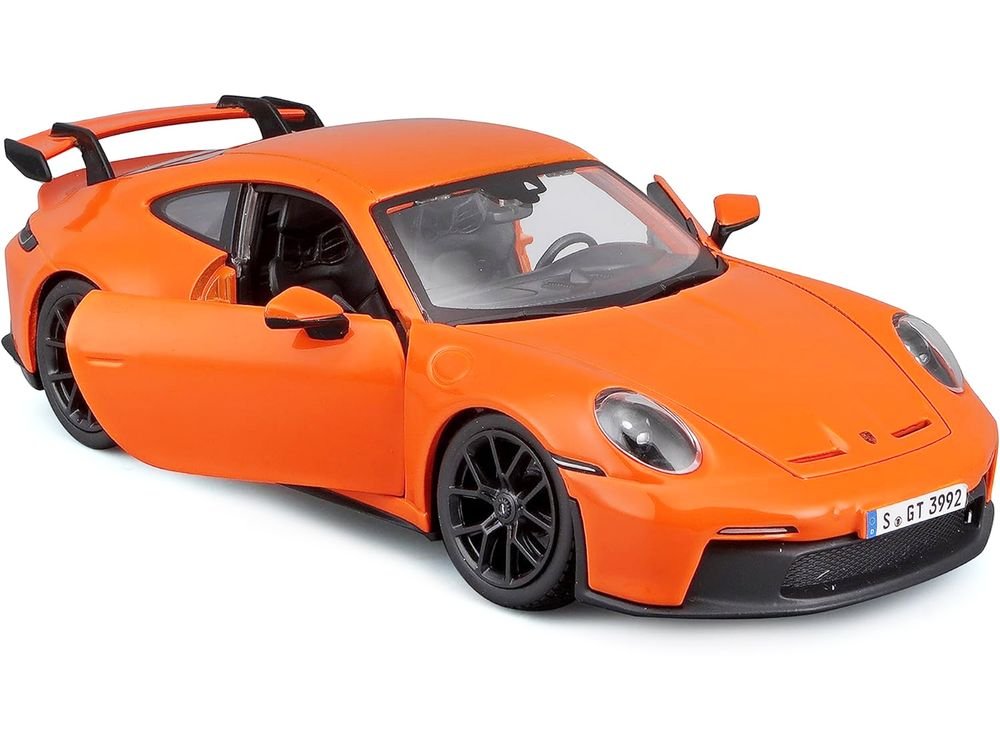 Porsche 911 GT3 Orange 1/24 Diecast Model Car by Bburago view 2
