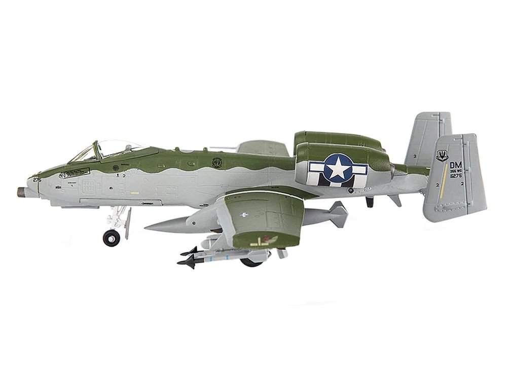 Fairchild Republic A-10C Thunderbolt II Attack Aircraft "355th Fighter Wing 354th Fighter Squadron Bulldogs" (2020) United States Air Force 1/144 Diecast Model by JC Wings view 2