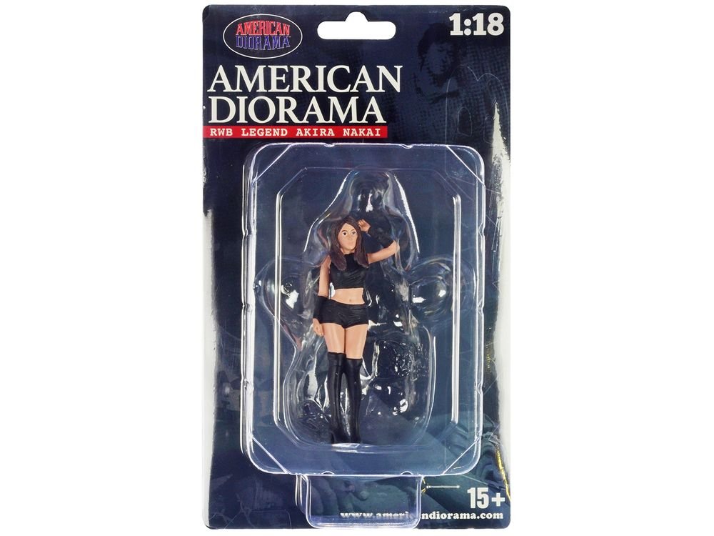 "Auto Salon Girls" Figure 2 for 1/18 Scale Models by American Diorama view 3