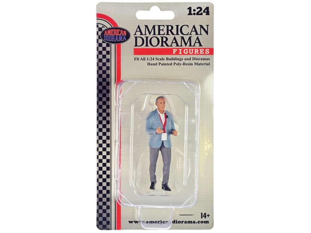 "On-Air" Figure 2 for 1/24 Scale Models by American Diorama view 2