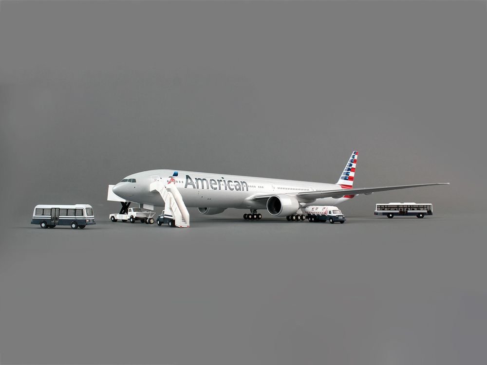 Airport Service Vehicles Set of 5 pieces "Gemini 200" Series Diecast Models by GeminiJets view 3