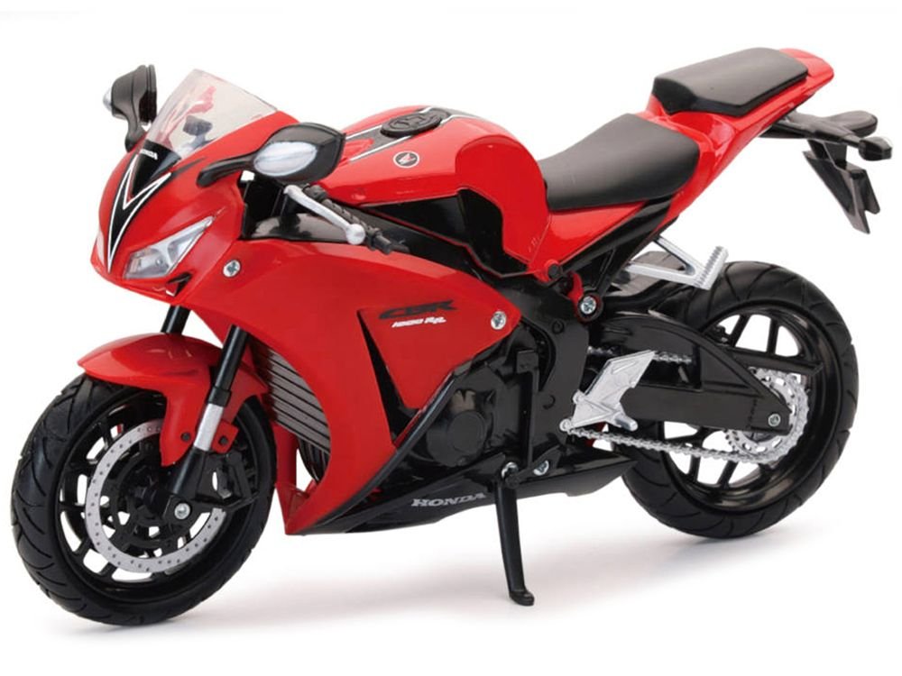 Honda CBR 1000RR Motorcycle Red and Black 1/12 Diecast Model by New Ray view 2