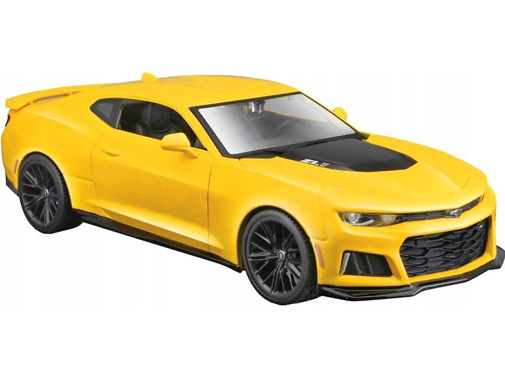 2017 Chevrolet Camaro ZL1 Yellow Metallic "Special Edition" 1/24 Diecast Model Car by Maisto view 2