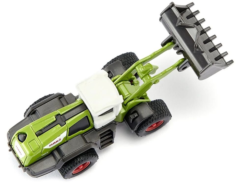 Claas Torion 1914 Wheel Loader Green with White Top Diecast Model by Siku view 3