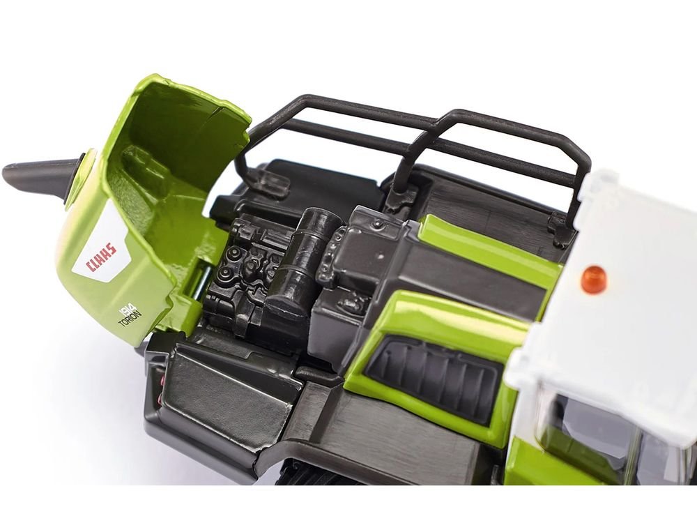 Claas Torion 1914 Wheel Loader Green and White 1/50 Diecast Model by Siku view 3
