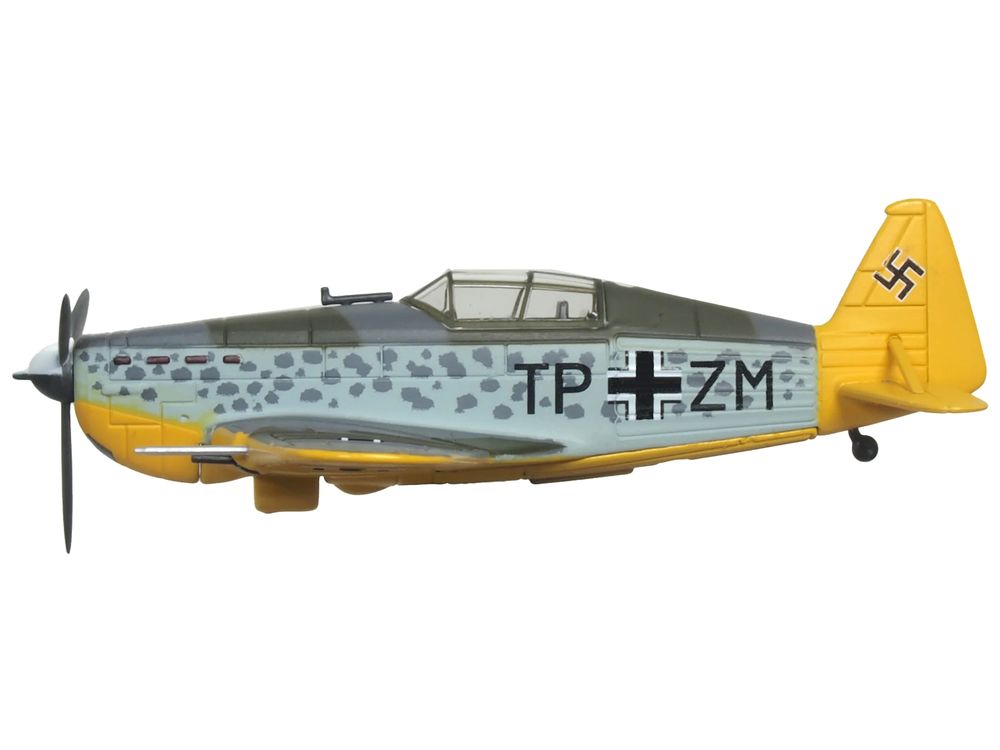 Morane-Saulnier M.S.406 Fighter Aircraft "KG200 Ossun-Tarbes France" (1943) German Luftwaffe "Oxford Aviation" Series 1/72 Diecast Model Airplane by Oxford Diecast view 2
