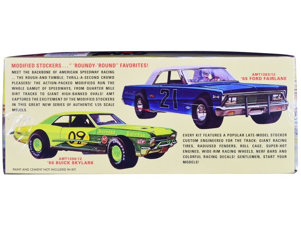 Skill 2 Model Kit 1964 Ford Galaxie "Modified Stocker" 1/25 Scale Model by AMT view 3