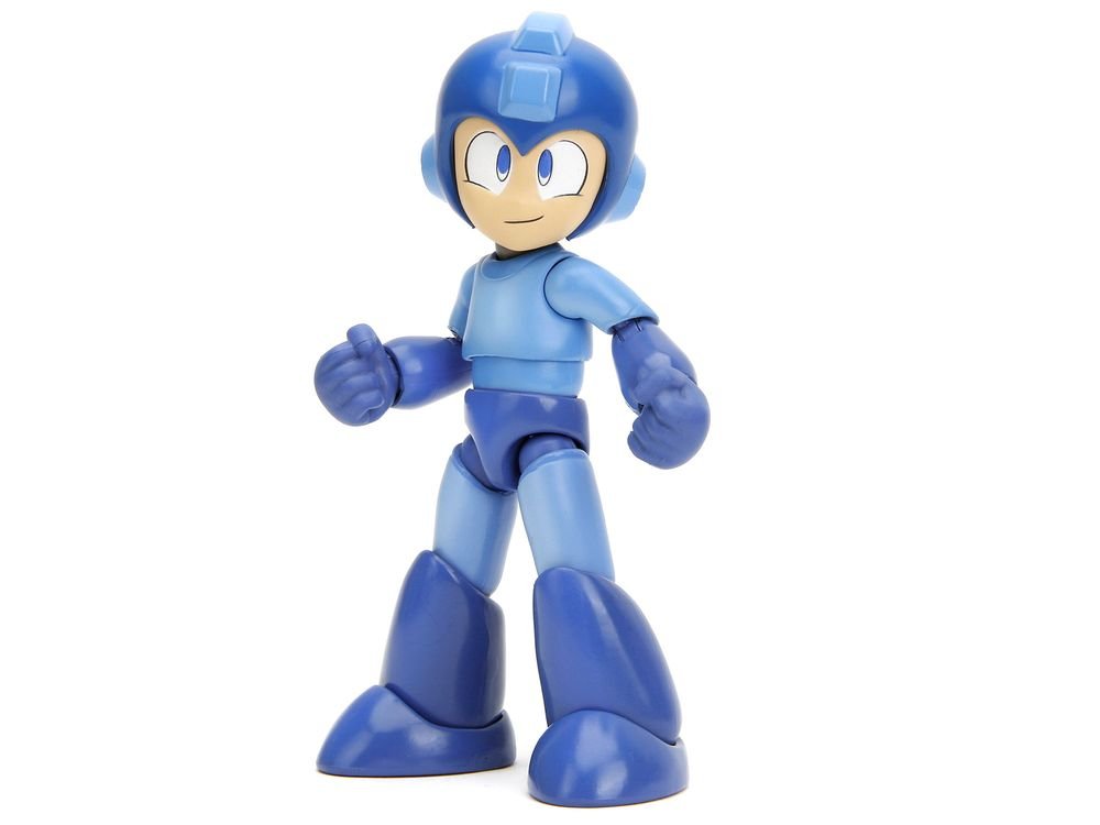 Mega Man 4.5" Moveable Figure with Accessories and Alternate Head and Hands "Mega Man" (1987) Video Game model by Jada view 2