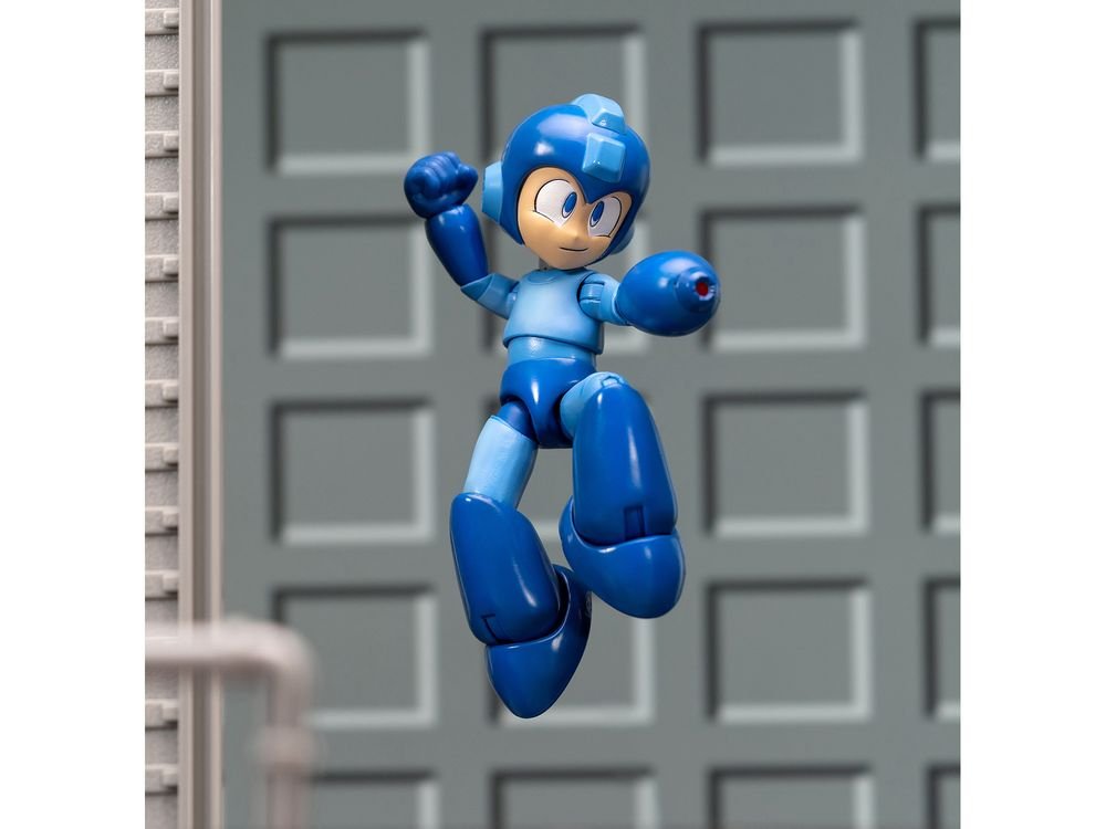 Mega Man 4.5" Moveable Figure with Accessories and Alternate Head and Hands "Mega Man" (1987) Video Game model by Jada view 3
