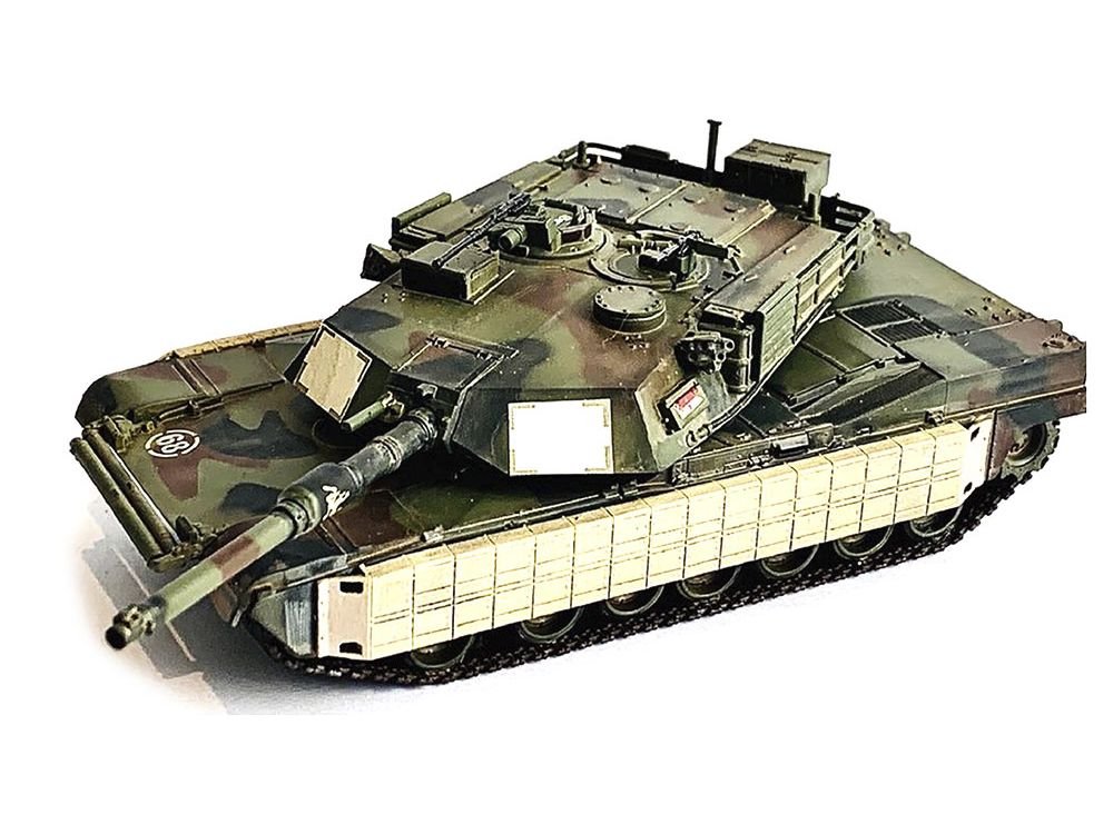 United States M1A1 AIM TUSK Tank "1-4 Cav 'Quarterhorse' 1st Infantry Division Iraq" (2004) "NEO Dragon Armor" Series 1/72 Plastic Model by Dragon Models view 3