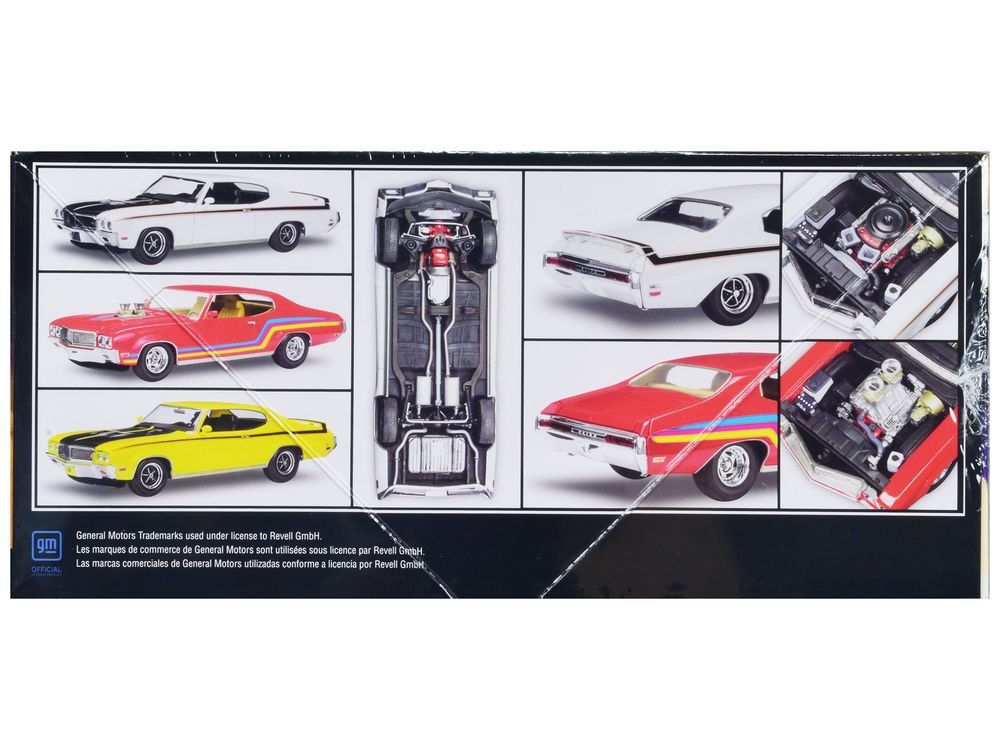 Level 4 Model Kit 1970 Buick GSX 2-in-1 Kit 1/24 Scale Model by Revell view 3