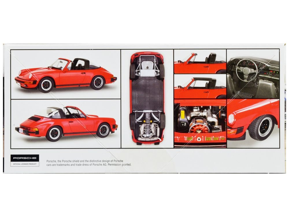 Level 4 Model Kit Porsche 911 Carrera 3.2 Targa 2-in-1 Kit 1/24 Scale Model by Revell view 3