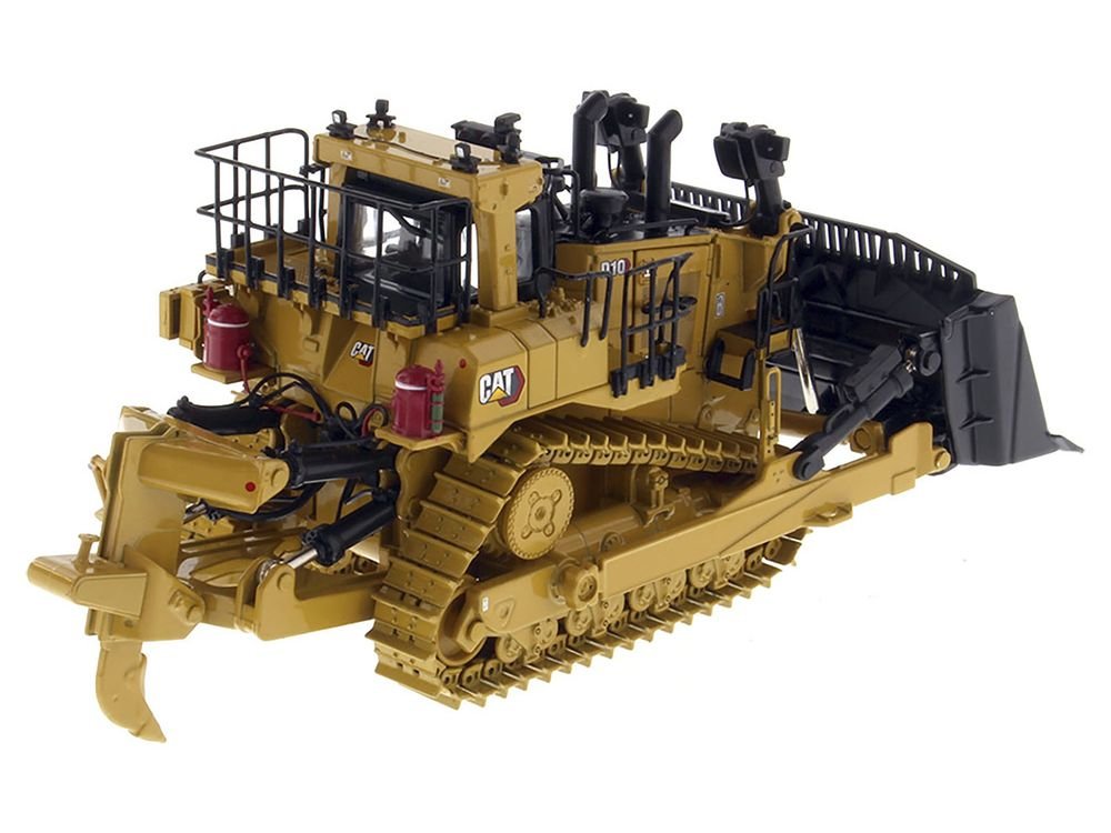CAT Caterpillar D10 Track Type Dozer Yellow "High Line Series" 1/50 Diecast Model by Diecast Masters view 4