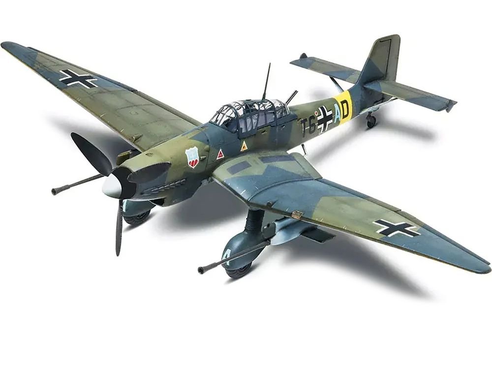 Level 4 Model Kit Junkers STUKA JU 87G-1 Tank Buster Bomber Aircraft 1/48 Scale Model by Revell view 5