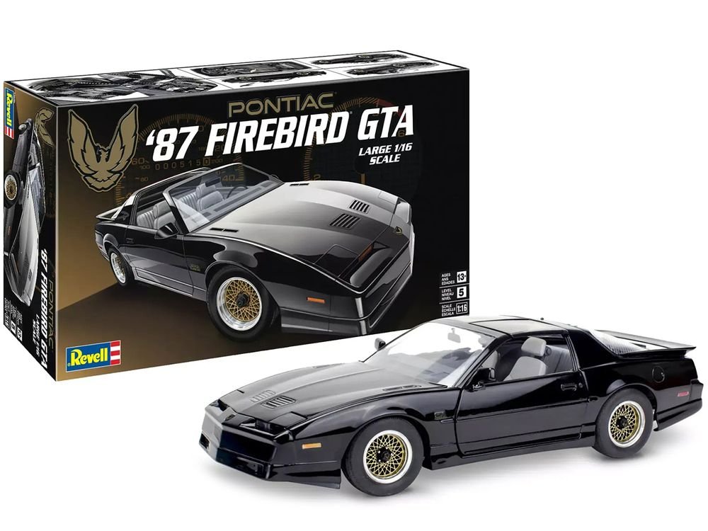 Level 5 Model Kit 1987 Pontiac Firebird GTA 1/16 Scale Model by Revell view 5