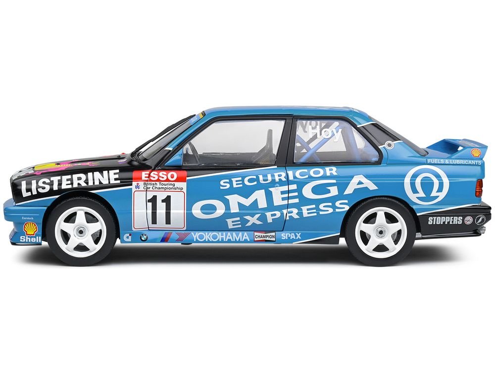 BMW E30 M3 #11 Will Hoy Winner "BTCC (British Touring Car Championship)" (1991) "Competition" Series 1/18 Diecast Model Car by Solido view 3