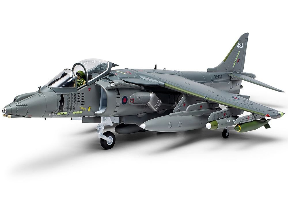 British Aerospace Harrier GR7A Aircraft "Michelle RAF No.1 Squadron Operation Herrick RAF Kandahar Afghanistan" (2007) Royal Air Force "The Aviation Archive" Series 1/48 Diecast Model by Corgi view 3