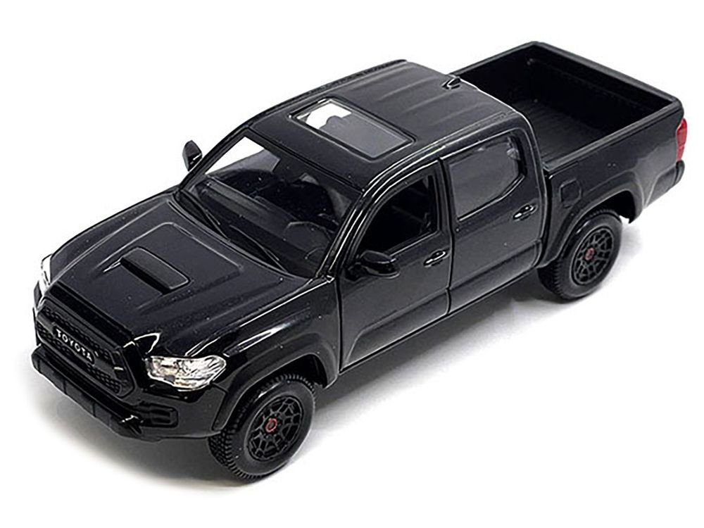 2023 Toyota Tacoma TRD PRO Pickup Truck Black Metallic with Sunroof "Special Edition" Series 1/27 Diecast Model Car by Maisto view 2