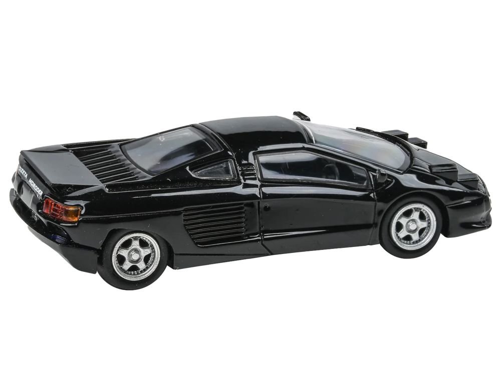 1991 Cizeta V16T Black 1/64 Diecast Model Car by Paragon Models view 3