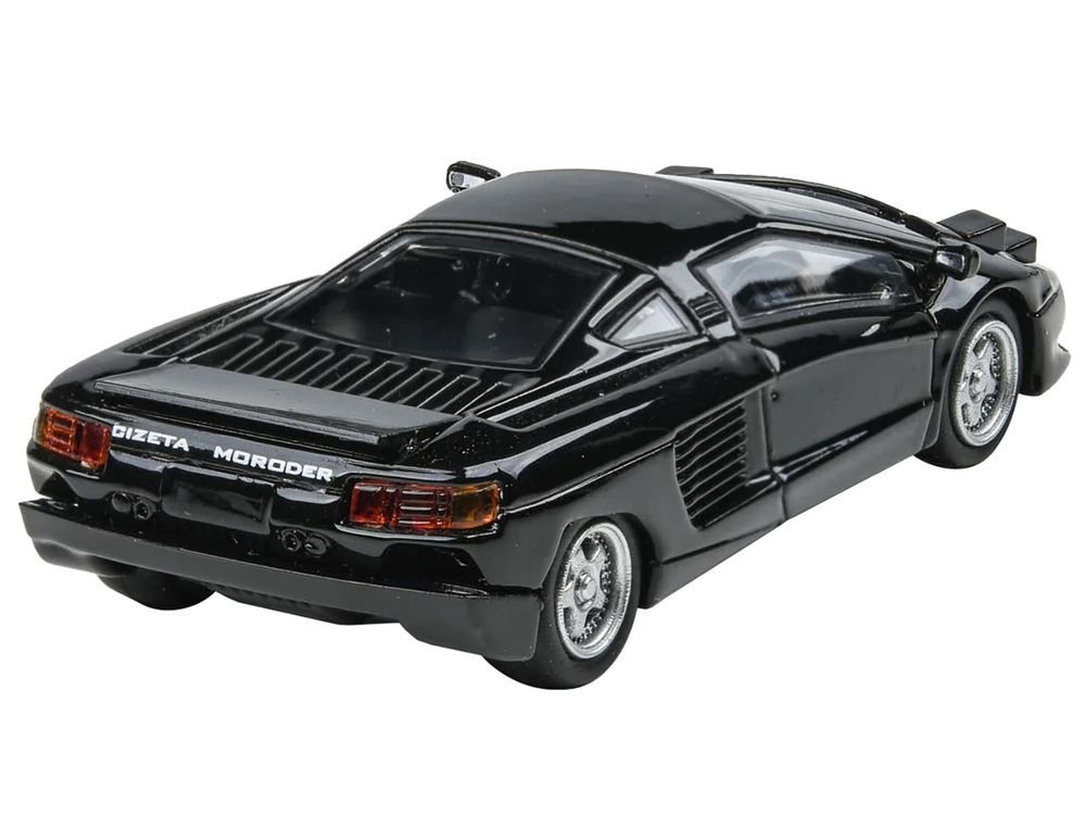 1991 Cizeta V16T Black 1/64 Diecast Model Car by Paragon Models view 4