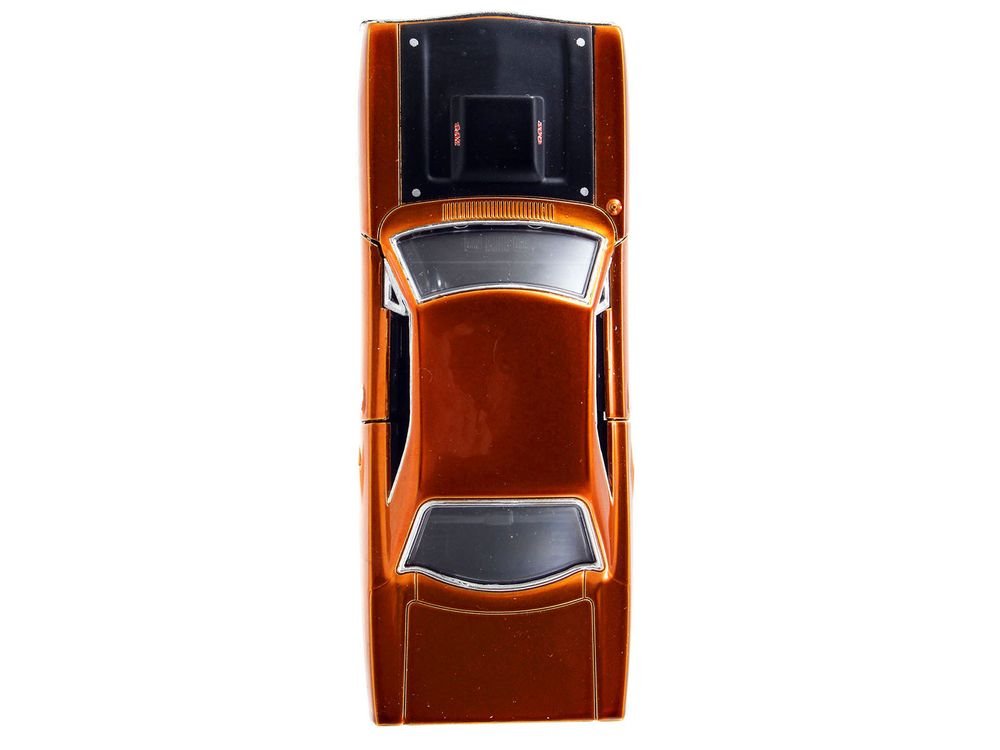 Dom's Plymouth Road Runner Orange Metallic with Matt Black Hood "Fast & Furious" Series 1/32 Diecast Model Car by Jada view 5