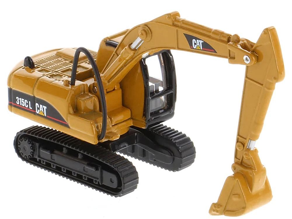 CAT Caterpillar 315C L Hydraulic Excavator Yellow 1/87 (HO) Diecast Model by Diecast Masters view 5