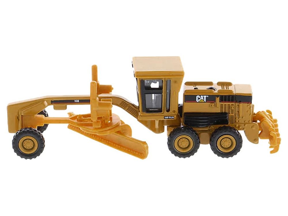CAT Caterpillar 163H Motor Grader Yellow 1/87 (HO) Diecast Model by Diecast Masters view 2