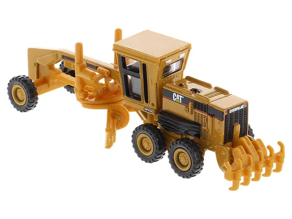 CAT Caterpillar 163H Motor Grader Yellow 1/87 (HO) Diecast Model by Diecast Masters view 3