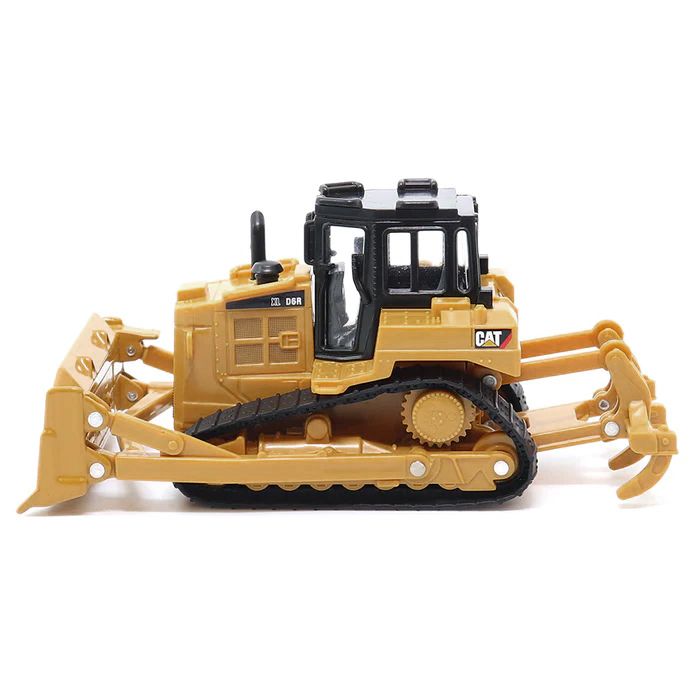 CAT Caterpillar D6R Track-Type Tractor Yellow and Black 1/64 Diecast Model by Diecast Masters view 3