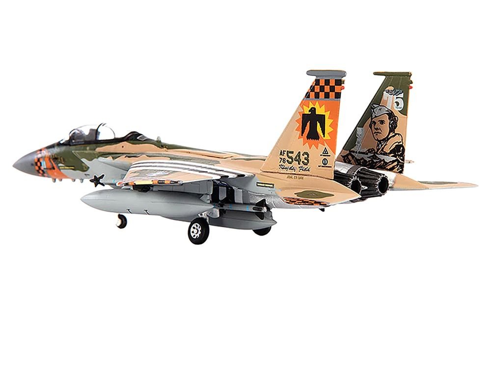 McDonnell Douglas F-15C Eagle Fighter Aircraft "173rd Fighter Wing" (2020) United States Air National Guard 1/144 Diecast Model by JC Wings view 3