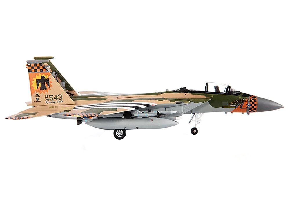 McDonnell Douglas F-15C Eagle Fighter Aircraft "173rd Fighter Wing" (2020) United States Air National Guard 1/144 Diecast Model by JC Wings view 4