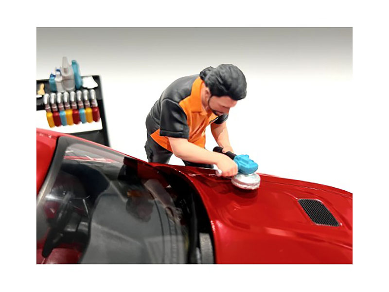 "Detail Masters" Figure 4 (Buff & Wax) for 1/18 Scale Models by American Diorama view 2
