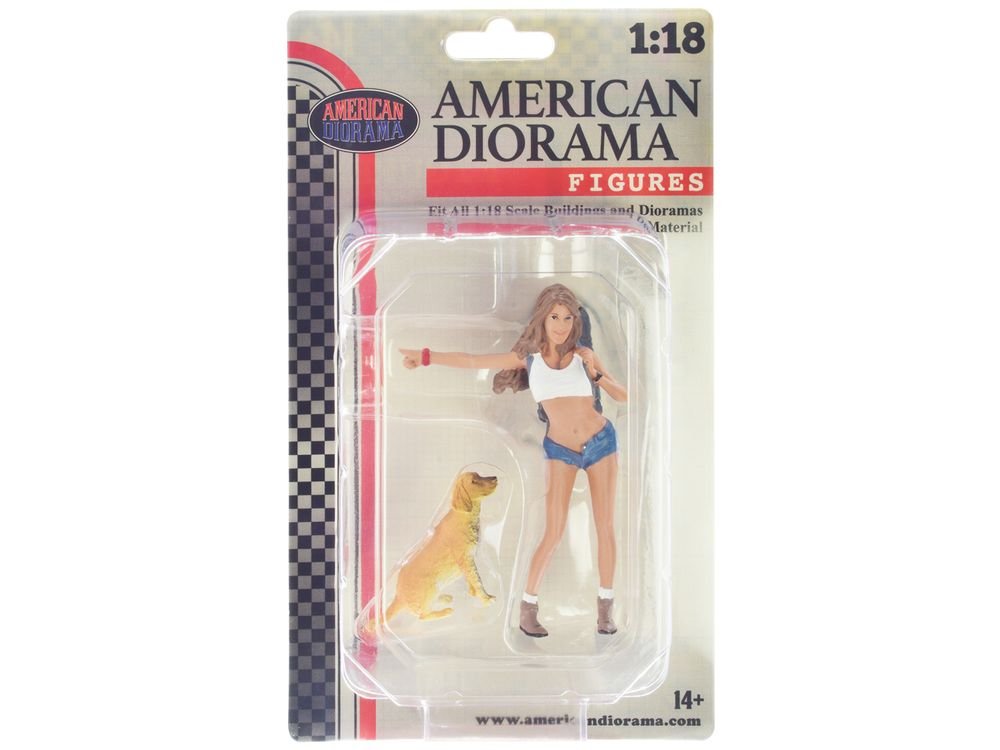 "Figure18 Series 1" Figure 705 Set of 2 pieces for 1/18 Scale Models by American Diorama view 3