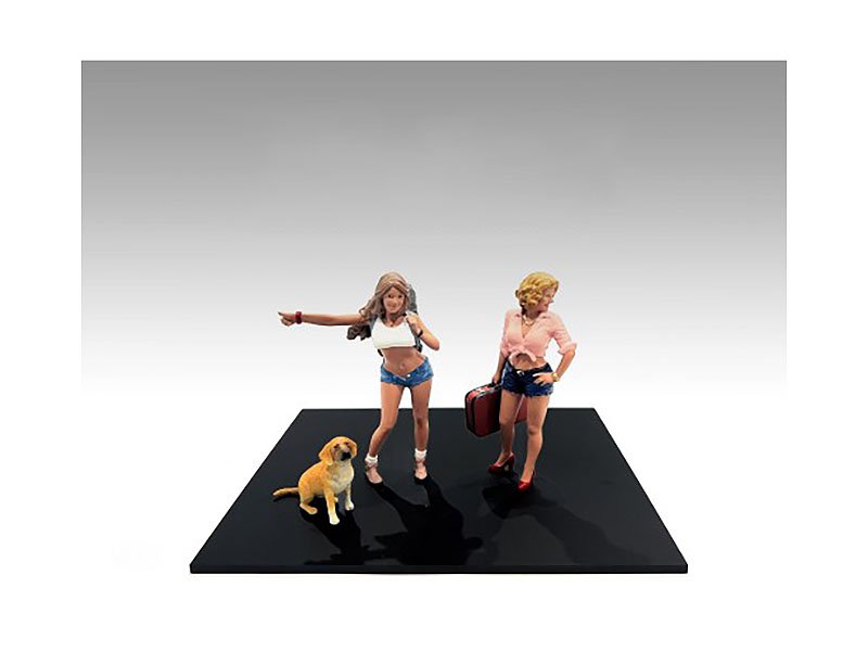 "Figure18 Series 1" 9 piece Figure Set for 1/18 Scale Models by American Diorama view 2