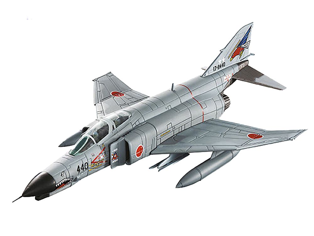 Mitsubishi F-4EJ Kai Super Phantom II Fighter Aircraft "302nd Squadron 83rd Air Wing Tactical Air Meet" (2001) Japan Air Self-Defense Force 1/100 Diecast Model by Hachette Collections view 3