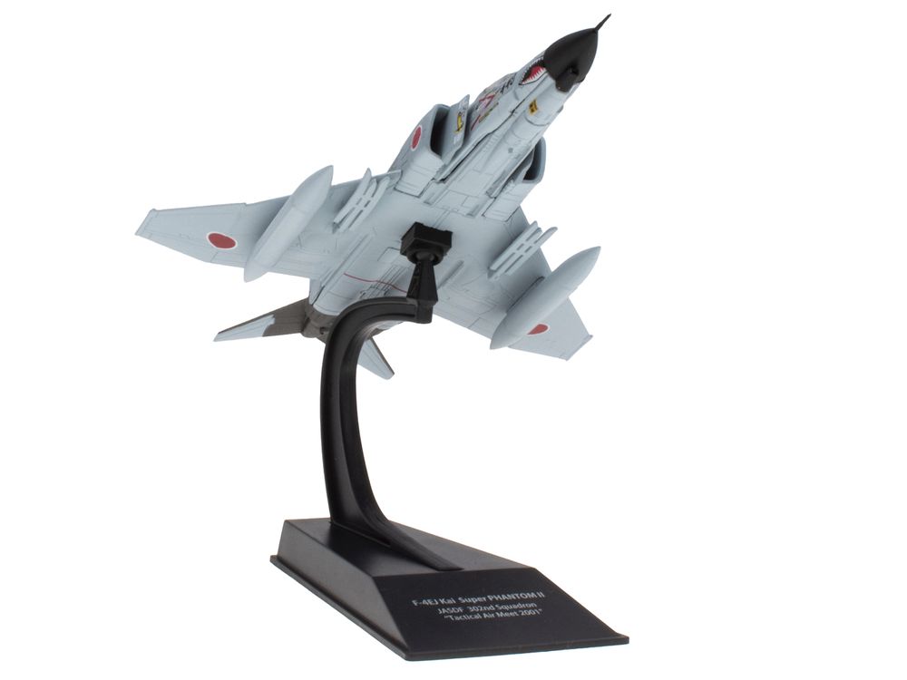 Mitsubishi F-4EJ Kai Super Phantom II Fighter Aircraft "302nd Squadron 83rd Air Wing Tactical Air Meet" (2001) Japan Air Self-Defense Force 1/100 Diecast Model by Hachette Collections view 4
