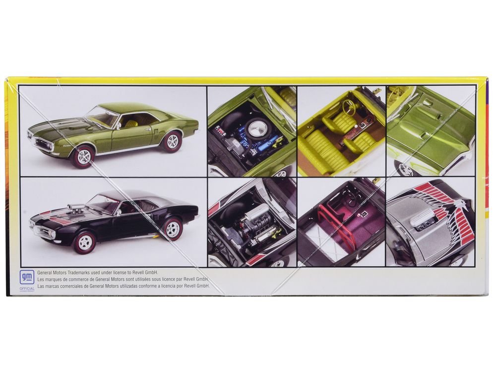 Level 4 Model Kit 1968 Pontiac Firebird 400 2-in-1 Kit 1/25 Scale Model by Revell view 3