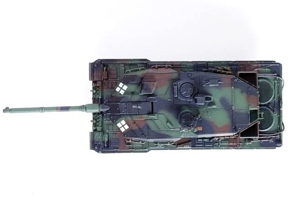 Leopard 2A6 Main Battle Tank Green Camouflage "Ukrainian Army" "Armor Premium" Series 1/72 Diecast Model by Panzerkampf view 5