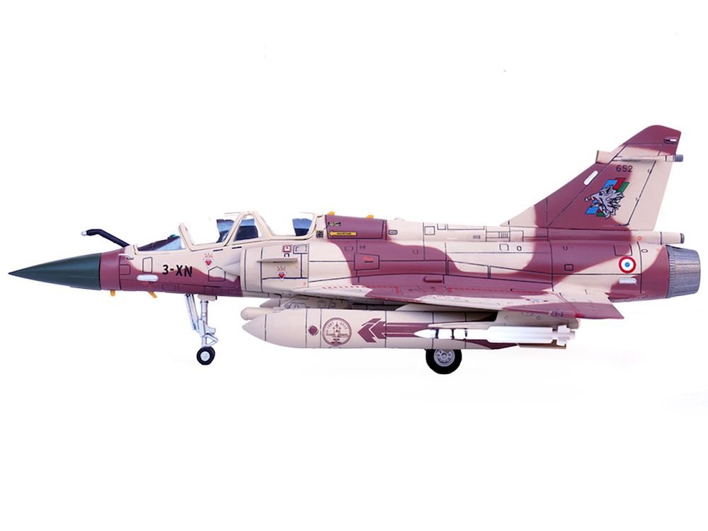 Dassault Mirage 2000D Fighter Aircraft "133 Couteau Delta Nancy-Ochey AB" French Air Force "Wing" Series 1/72 Diecast Model by Panzerkampf view 2