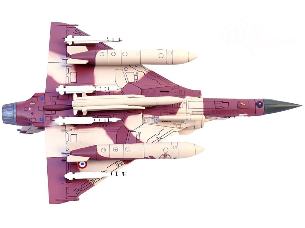 Dassault Mirage 2000D Fighter Aircraft "133 Couteau Delta Nancy-Ochey AB" French Air Force "Wing" Series 1/72 Diecast Model by Panzerkampf view 4