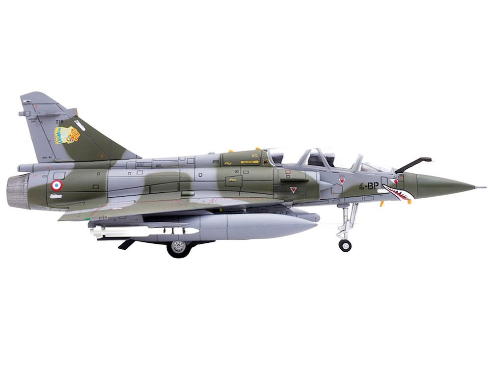 Dassault Mirage 2000N Fighter Aircraft "Escadron de Chasse 2/4 La Fayette Luxeuil" (2004) French Air Force "Wing" Series 1/72 Diecast Model by Panzerkampf view 2