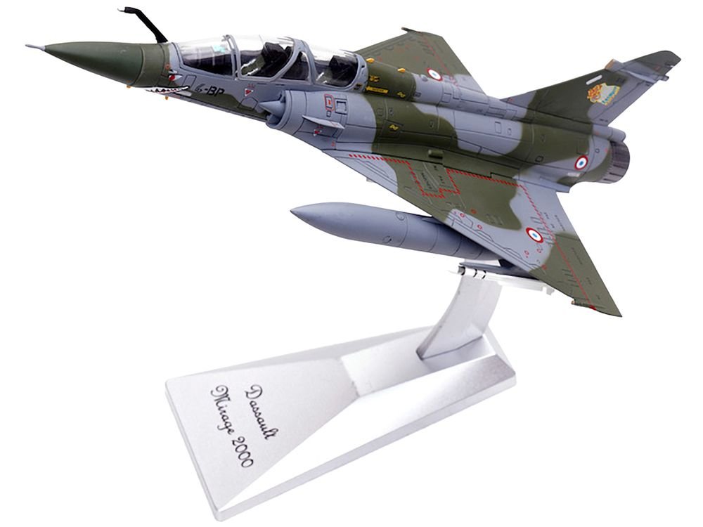 Dassault Mirage 2000N Fighter Aircraft "Escadron de Chasse 2/4 La Fayette Luxeuil" (2004) French Air Force "Wing" Series 1/72 Diecast Model by Panzerkampf view 5