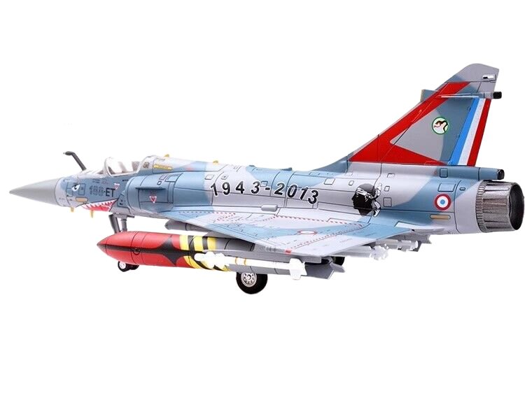 Dassault Mirage 2000-5F Fighter Aircraft "70th Anniversary of Corsica Squadron" French Air Force "Wing" Series 1/72 Diecast Model by Panzerkampf view 2