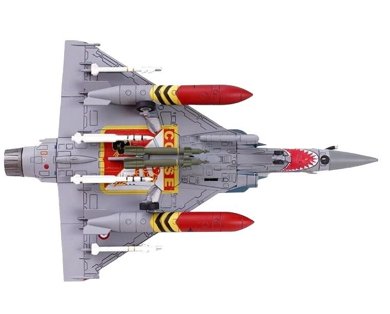 Dassault Mirage 2000-5F Fighter Aircraft "70th Anniversary of Corsica Squadron" French Air Force "Wing" Series 1/72 Diecast Model by Panzerkampf view 3