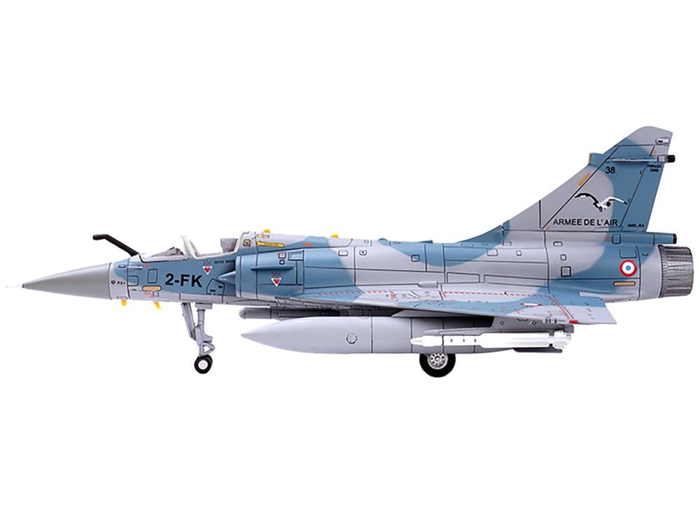 Dassault Mirage 2000-5F Fighter Aircraft "2-FK Cigognes" French Air Force "Wing" Series 1/72 Diecast Model by Panzerkampf view 2