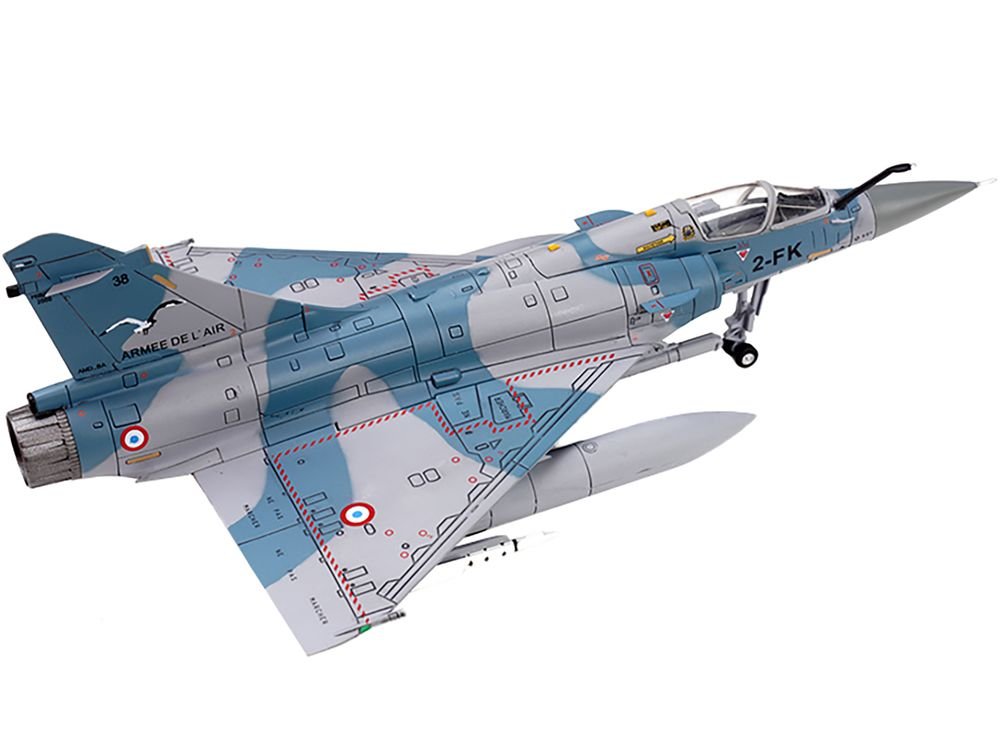 Dassault Mirage 2000-5F Fighter Aircraft "2-FK Cigognes" French Air Force "Wing" Series 1/72 Diecast Model by Panzerkampf view 3